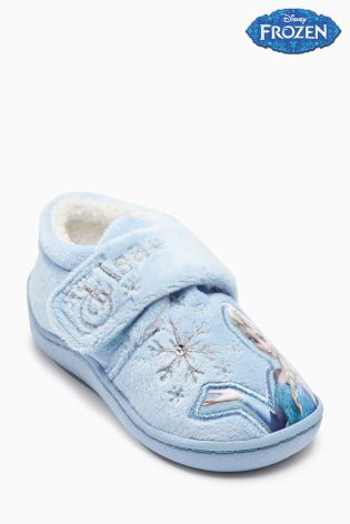 Blue Disney Frozen Slippers (Younger Girls)